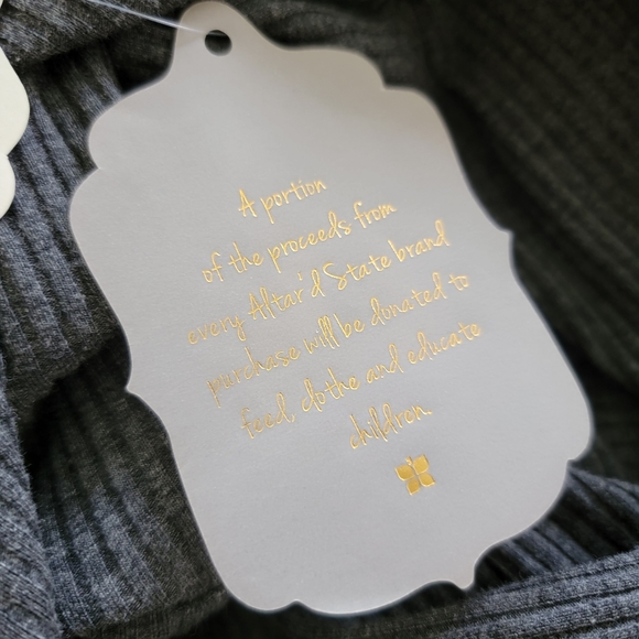 Altar'd State Ribbed Neck Tie Sweater Dress - Picture 8 of 8